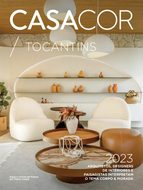 Capa do anuário da CASACOR Tocantins 2023. Capa do anuário da CASACOR Tocantins 2023.