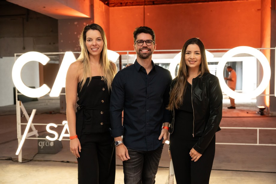 Ana Brandão, Pedro Alves e Amanda Zillig.