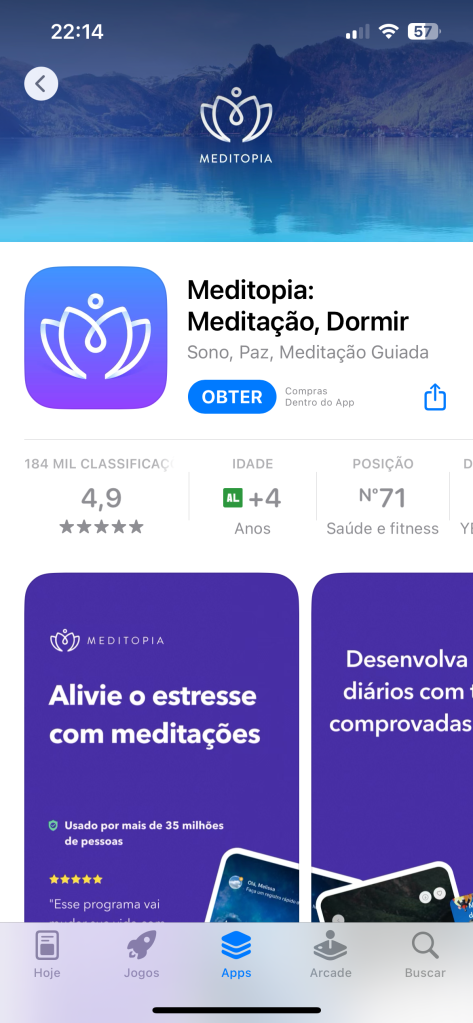 meditopia App de meditação Meditopia