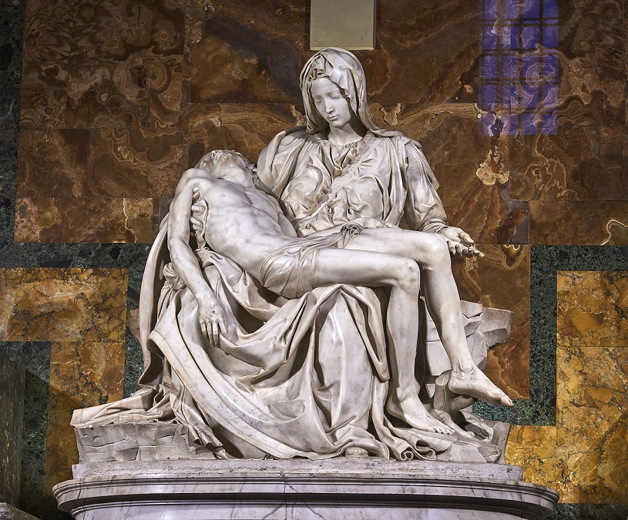 pieta – michelangelo Pietá foi esculpida quando o artista tinha apenas 23 anos