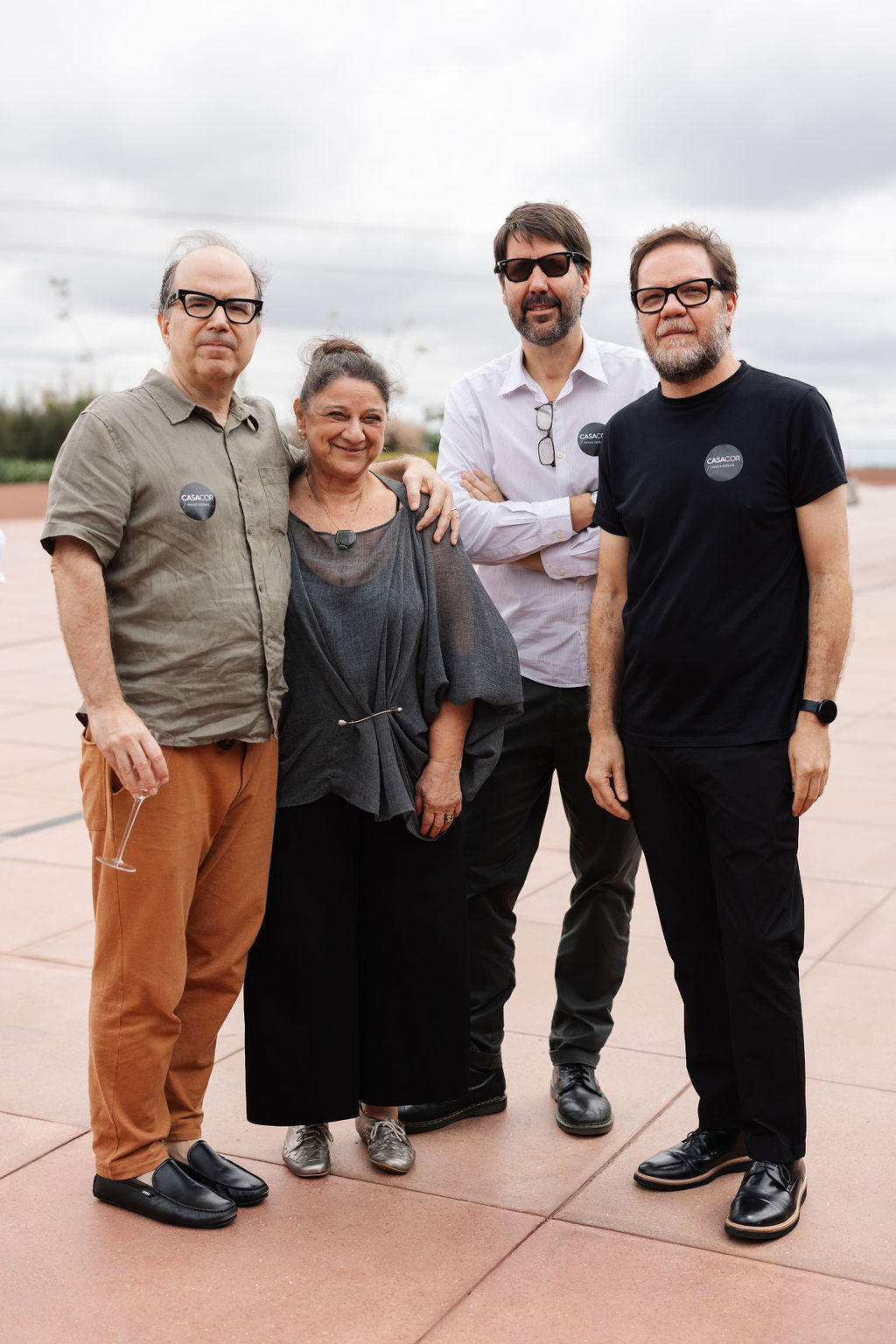 Carlos Teixeira, Júnia Nocchi, Bruno Campos e Silvio Todeschi Open House marca o início da CASACOR Minas Gerais 2024