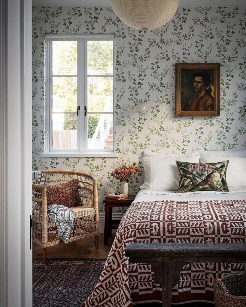 ideias-papel-de-parede6 Quarto assinado pela designer Katie LeClercq