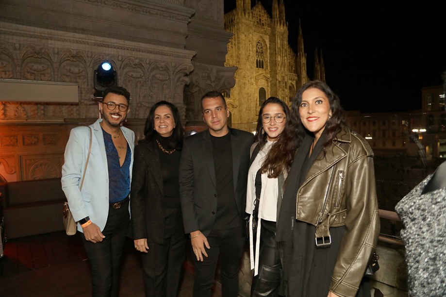 Marcus Caran, Alice, Filipe e Nathalia Amorim e Mariana Penido