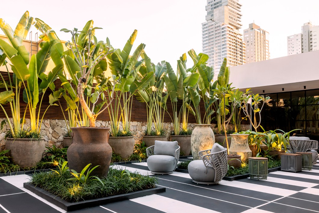 <b>Leandro de Paula Araújo - Jardim do Presente. </b>Leandro de Paula Araújo, em sua terceira edição, apresenta o Jardim do Presente de 250 m², um oásis de serenidade e conexão com a natureza. Projetado para proporcionar uma experiência sensorial única e relaxante, o espaço conta com um grande jardim vertical e ilhas centrais compostas de vasos cuidadosamente dispostos com jasmim manga, curculigo e liriope verde. A iluminação suave e natural realça os detalhes das plantas e cria uma atmosfera acolhedora. Os sofás estrategicamente posicionados convidam os visitantes a se acomodarem e apreciarem a beleza ao seu redor, tornando o espaço um refúgio para momentos de contemplação e descanso. <b>Leandro de Paula Araújo - Jardim do Presente. </b>Leandro de Paula Araújo, em sua terceira edição, apresenta o Jardim do Presente de 250 m², um oásis de serenidade e conexão com a natureza. Projetado para proporcionar uma experiência sensorial única e relaxante, o espaço conta com um grande jardim vertical e ilhas centrais compostas de vasos cuidadosamente dispostos com jasmim manga, curculigo e liriope verde. A iluminação suave e natural realça os detalhes das plantas e cria uma atmosfera acolhedora. Os sofás estrategicamente posicionados convidam os visitantes a se acomodarem e apreciarem a beleza ao seu redor, tornando o espaço um refúgio para momentos de contemplação e descanso.