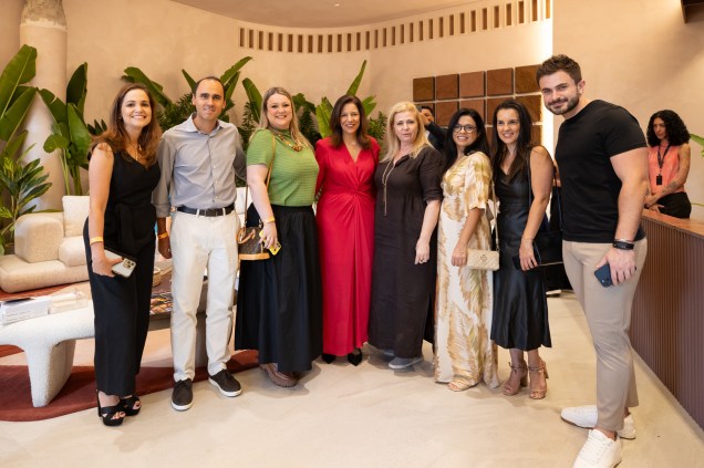 Angelica Alves, Guilherme Marini, Renata Barros, Cleide Gomes, Cilene Lupi e Fernando Perígo. Angelica Alves, Guilherme Marini, Renata Barros, Cleide Gomes, Cilene Lupi e Fernando Perígo.