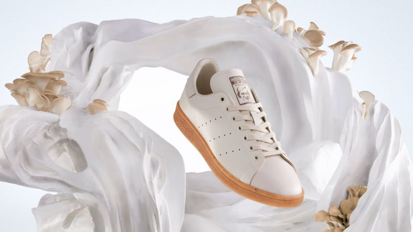 micelio-design5 Tênis Stan Smith Mylo, d Adidas, feito de couro de micélio